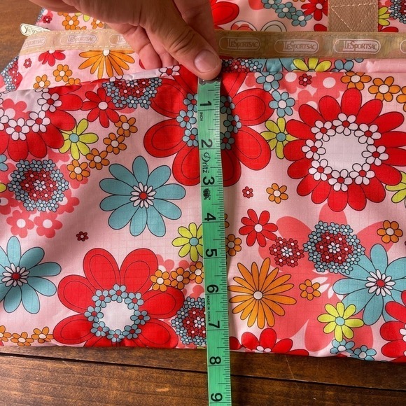 LeSportSac x Tokidoki Colorful Floral Tote Bag Purse Top Handle Weekender RARE - Picture 14 of 14